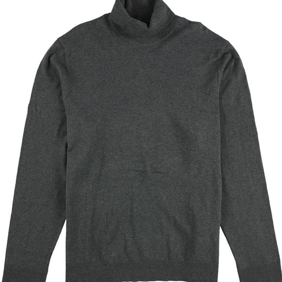 Alfani Men's Turtleneck Sweater Dark Lead Heather Grey XXL