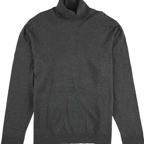 Alfani Men's Turtleneck Sweater Dark Lead Heather Grey XXL