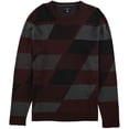 thumbnail image 1 of Alfani Mens Abstract Color Block Pullover Sweater, Red, XX-Large, 1 of 2