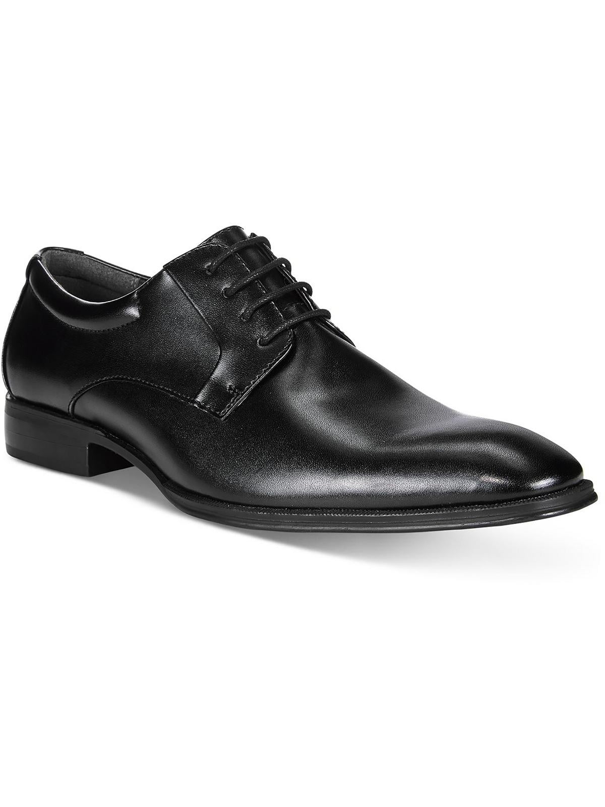 Alfani Mens Andrew Faux Leather Memory Foam Derby Shoes