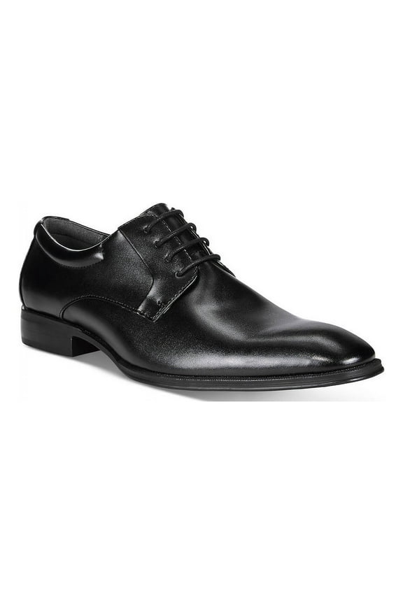Mens Andrew Lace Up Dress Oxfords, Black, Size 10.0