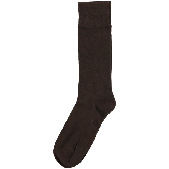 Alfani Mens Basic Midweight Socks, Brown, 10-13