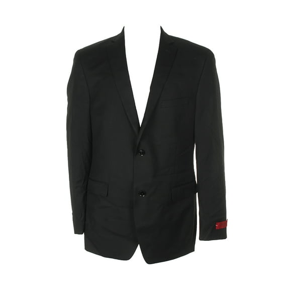 Alfani Mens Black Solid Slim Fit Performance Stretch Jacket 42L