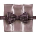 thumbnail image 1 of Alfani Mens Bow Tie & Pocket Square Neck Tie Set, Pink, One Size, 1 of 1