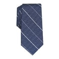thumbnail image 1 of Alfani Men's Calusa Stripe Silk Blend Professional Neck Tie Blue One Size, 1 of 3