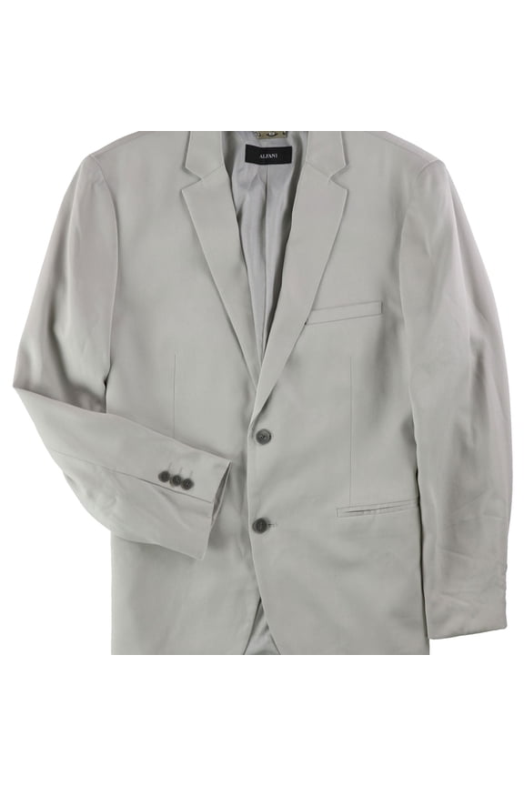 Mens Capsule Twill Sport Coat, Grey, Medium