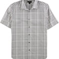 thumbnail image 1 of Alfani Mens Chilton Button Up Shirt, White, Small, 1 of 1