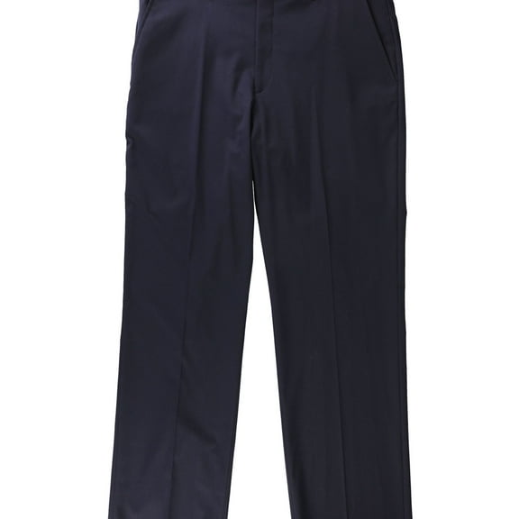 Alfani Mens Classic-Fit Casual Trouser Pants, Blue, 32W x 32L