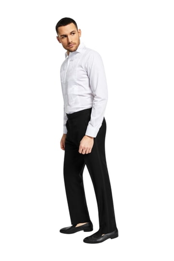slim fit dress slacks ALFANI Men's Suit Dress Pants 32 x 30 Slim-Fit Black & White Pattern