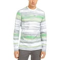 thumbnail image 1 of Alfani Mens Cotton Striped T-Shirt Gray XXL, 1 of 2