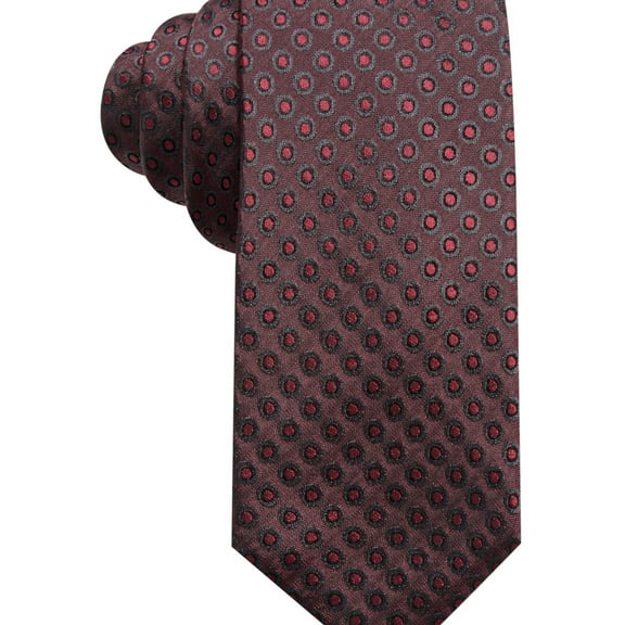 Alfani Mens Dot Self-tied Necktie, Red, One Size