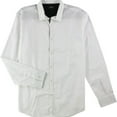 thumbnail image 1 of Alfani Mens Durocher Textured Button Up Shirt, White, Large, 1 of 2