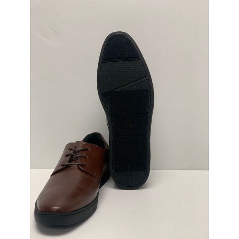 Alfani Tan Brown Leather Elston Derby Sneakers Alfani Men main image 3