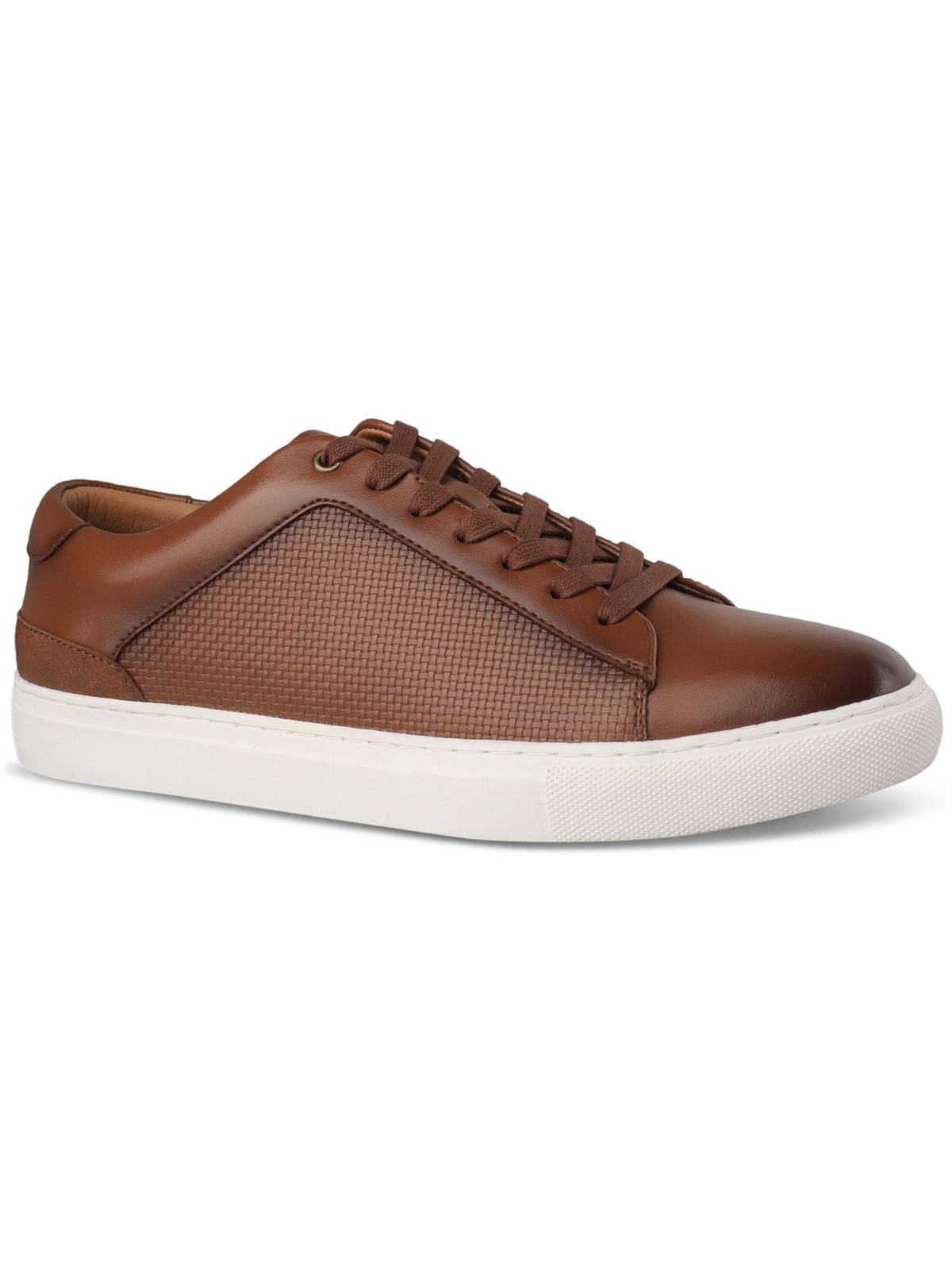 Alfani Black Lace-Up Derby with White Sole and Brown Heel Tab Our classic Ali Dress Shoe, now enhanced with a bold  main image 2