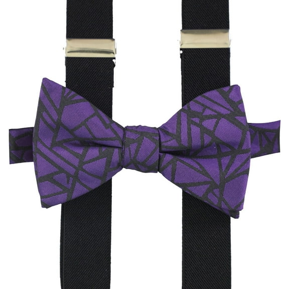 Alfani Mens Geomtric Bow Belt, Black, One Size