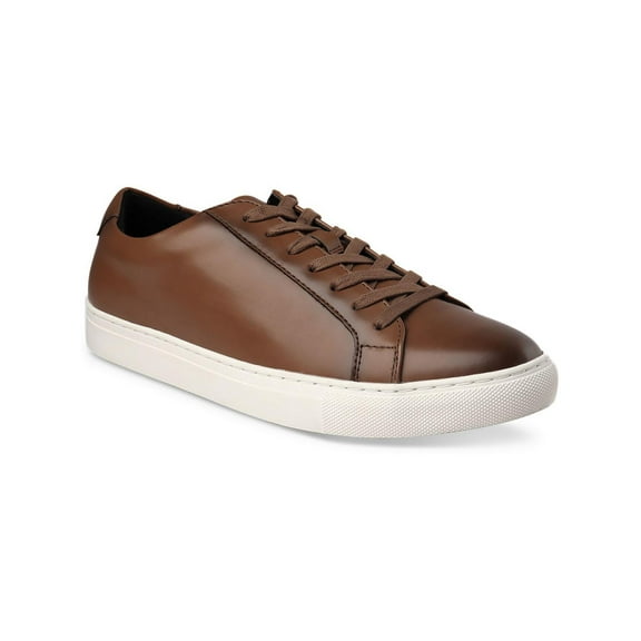 Alfani Mens Grayson Faux Leather Lifestyle Casual And Fashion Sneakers