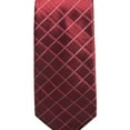 thumbnail image 1 of Alfani Mens Grid Self-tied Necktie, Red, One Size, 1 of 1