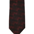 thumbnail image 1 of Alfani Mens Hexagon Self-tied Necktie, Red, One Size, 1 of 2