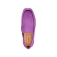 thumbnail image 1 of Alfani Mens Kendric Leather Square Toe Moccasins, Plum, Size 9.5, 1 of 4