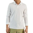 thumbnail image 1 of Alfani Mens Knit Polo Shirt, White, X-Large, 1 of 1