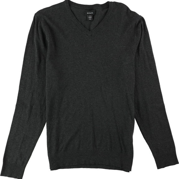 Alfani Mens Knit Pullover Sweater, Black, XX-Large