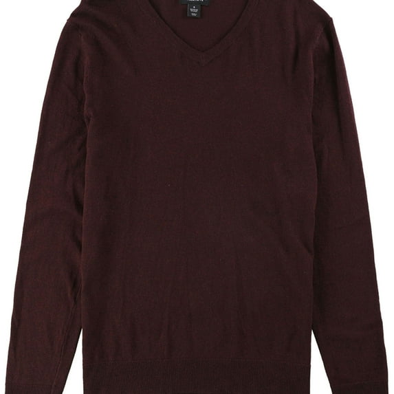 Alfani Mens Knit Pullover Sweater, Red, Small