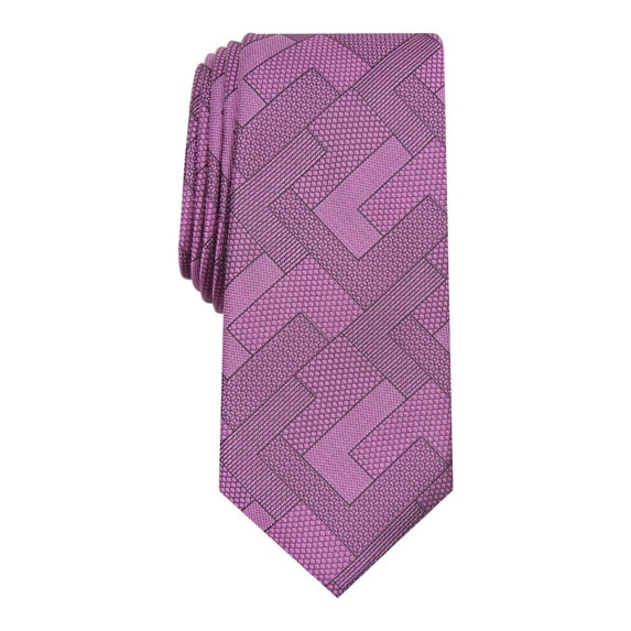 Alfani Mens Larsson Silk Blend Professional Neck Tie Purple O/S