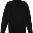 thumbnail image 1 of Alfani Mens Long Sleeve Knit Sweater, Black, Small, 1 of 2
