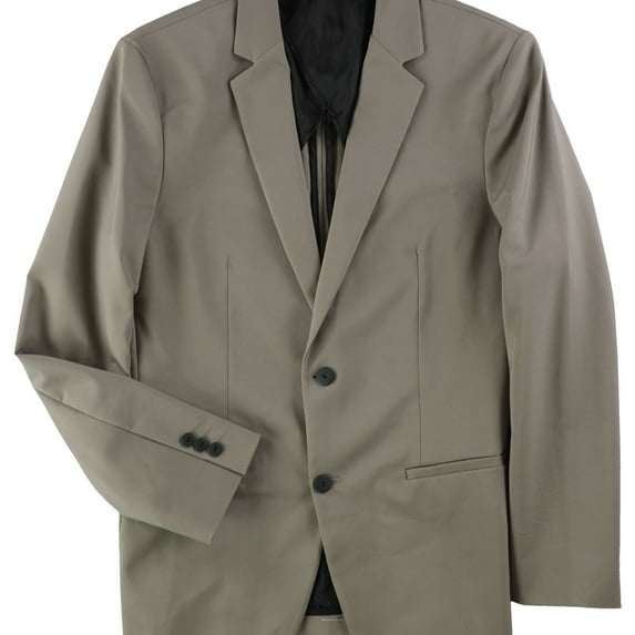 Alfani Mens Luxe Stretch Sport Coat, Beige, Large