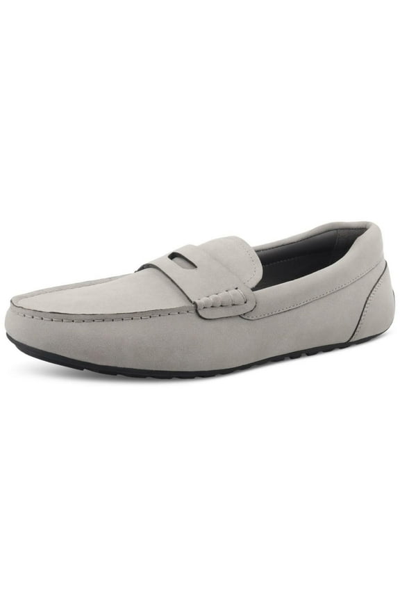 Mens Marco Slip On Penny Drivers Loafers Shoes Grey Size 10.5M NIB