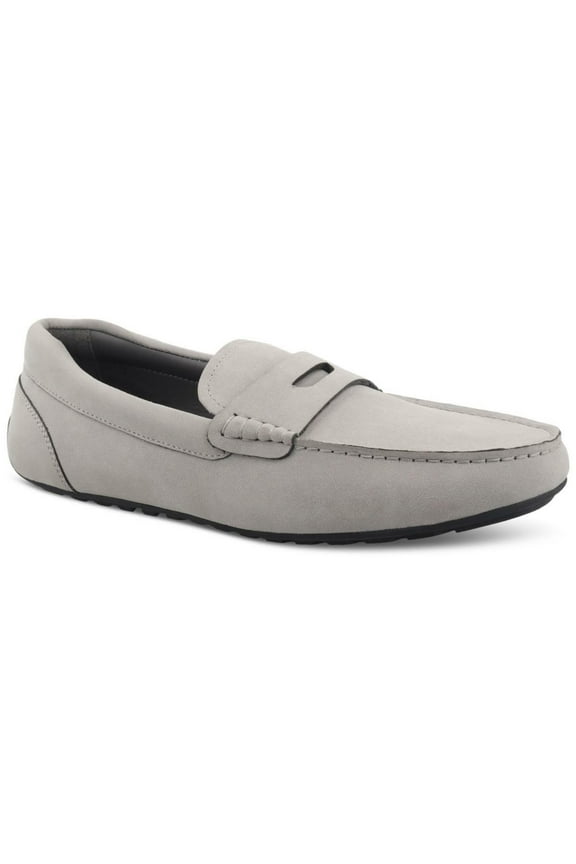 Mens Marco Slip On Penny Drivers Loafers Shoes Grey Size 10M NIB