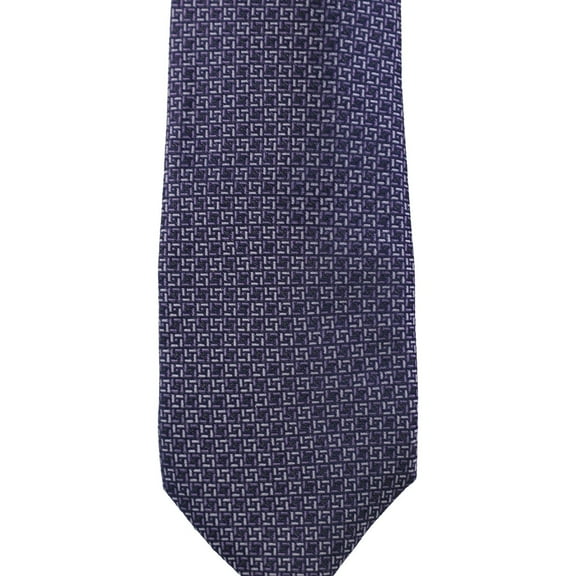Alfani Mens Natte Self-tied Necktie, Purple, One Size