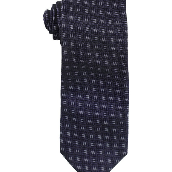 Alfani Mens Neat Self-tied Necktie, Purple, One Size