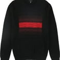 thumbnail image 1 of Alfani Mens Ombre Chenille Knit Sweater, Black, XXX-Large, 1 of 1