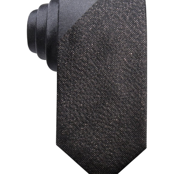 Alfani Mens Panel Self-tied Necktie, Black, One Size