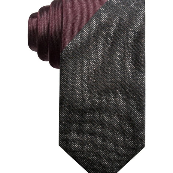 Alfani Mens Panel Self-tied Necktie, Red, One Size