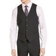thumbnail image 1 of Alfani Mens Panel Polyester Outerwear Vest, Grey, Large, 1 of 1