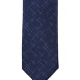 thumbnail image 1 of Alfani Mens Patterened Self-tied Necktie, Blue, One Size, 1 of 1