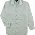thumbnail image 1 of Alfani Mens Perfomance Button Down Dress Shirt, Green, 15"-15.5" Neck 32"-33" Sleeve, 1 of 3