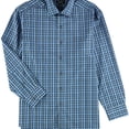 thumbnail image 1 of Alfani Mens Performance Button Up Shirt, Blue, Medium, 1 of 1