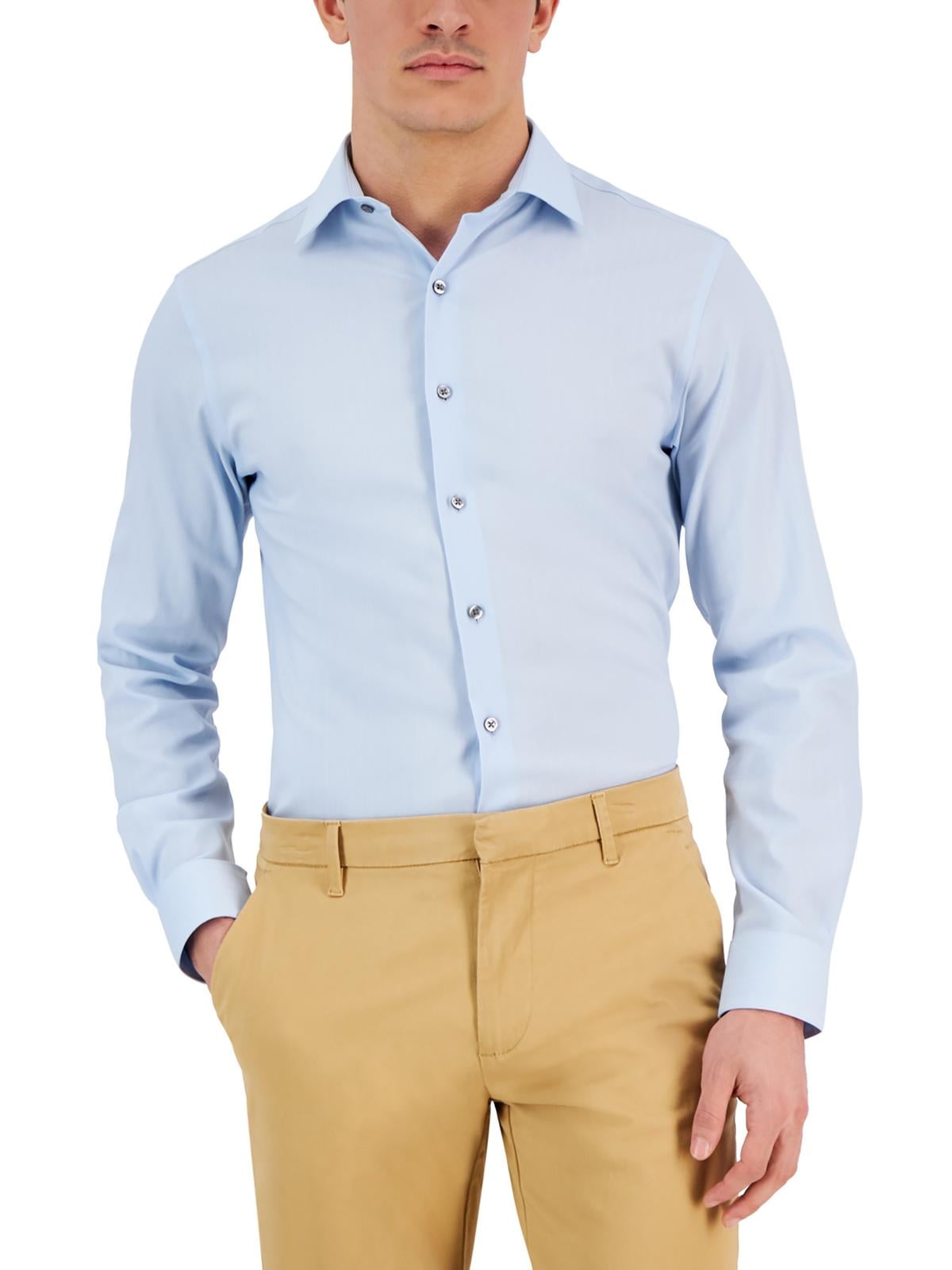 fitted lace wedding dress Amazon.com: Alfani Mens Slim fit Dress Shirt Small 14-14.5 32-33 White Blue  : Clothing, Shoes & Jewelry