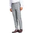 thumbnail image 1 of Alfani Mens Plaid Slim Fit Dress Pants, 1 of 2