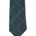thumbnail image 1 of Alfani Mens Plaid Slim Self-tied Necktie, Blue, One Size, 1 of 1