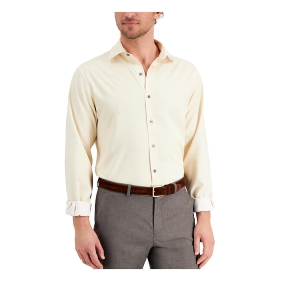 Alfani Mens Printed Slim Fit Dress Shirt