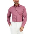 thumbnail image 1 of Alfani Mens Printed Stretch Button-Down Shirt, 1 of 3