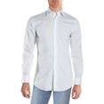thumbnail image 1 of Alfani Mens Printed Triangle Slim Fit Button-Down Shirt, 1 of 2