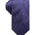thumbnail image 1 of Alfani Mens Reed Dash Self-tied Necktie, Purple, One Size, 1 of 1