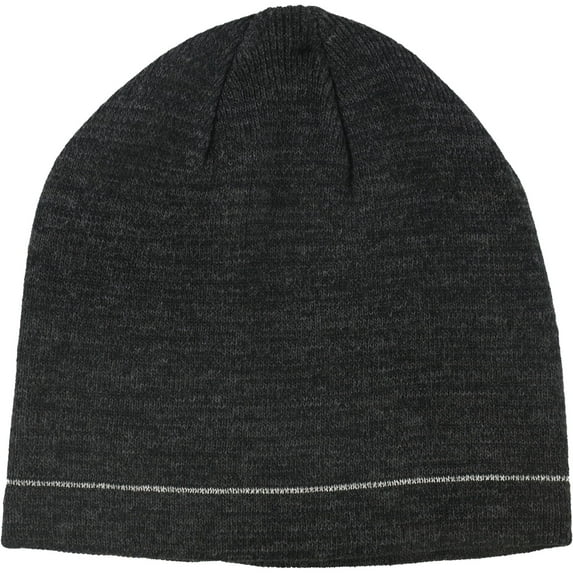Alfani Mens Reflective Beanie Hat, Black, One Size