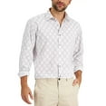 thumbnail image 1 of Alfani Mens Regular Fit Recycled Stretch Dress Shirt White Black 34-35, 1 of 1
