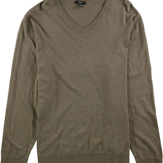 Alfani Mens Regular Fit Pullover Sweater, Brown, Small